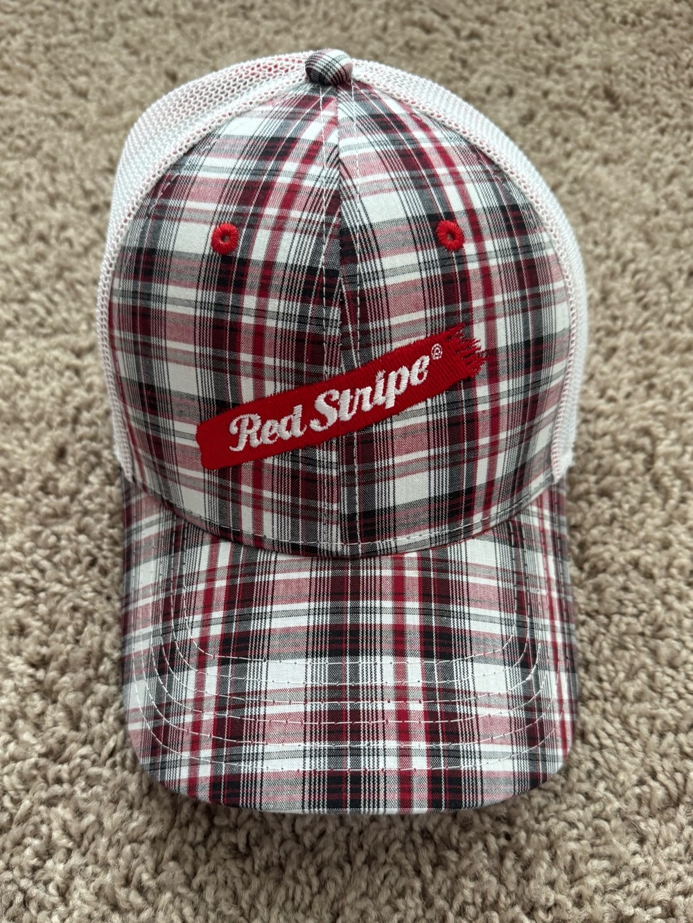 NEW Limited Edition Red Stripe trucker hat